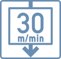 下降速度毎分30m 業界最速クラス