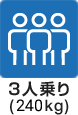 3人乗り（240kg）