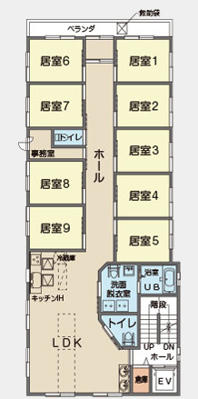 図：三階平面図